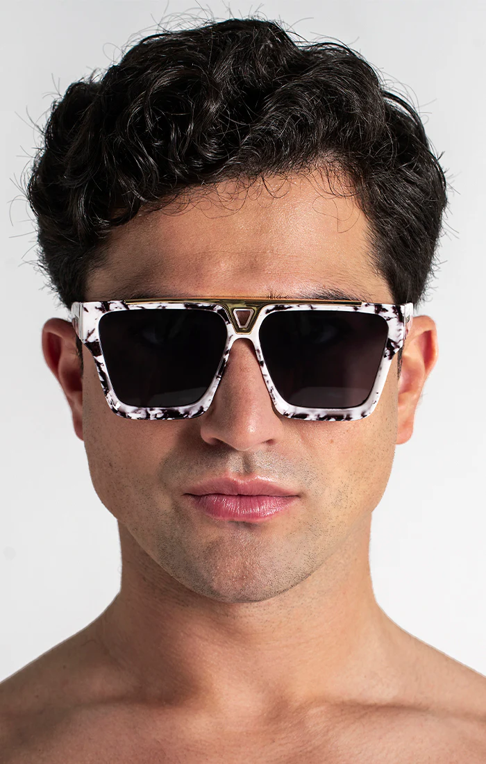 Gafas de Sol Rise Mármol Blanco