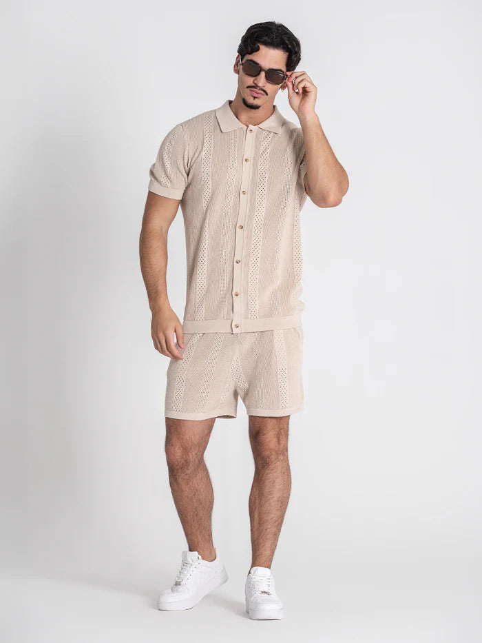 Conjunto de Punto Beige Breathe