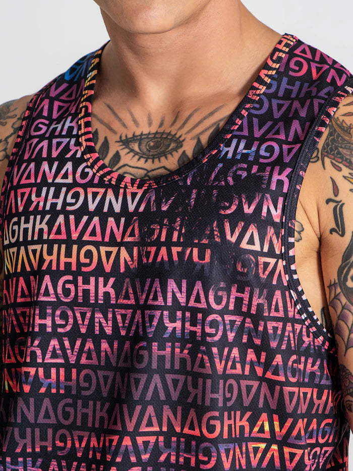 Camiseta de Tirantes Multicolor Sunset
