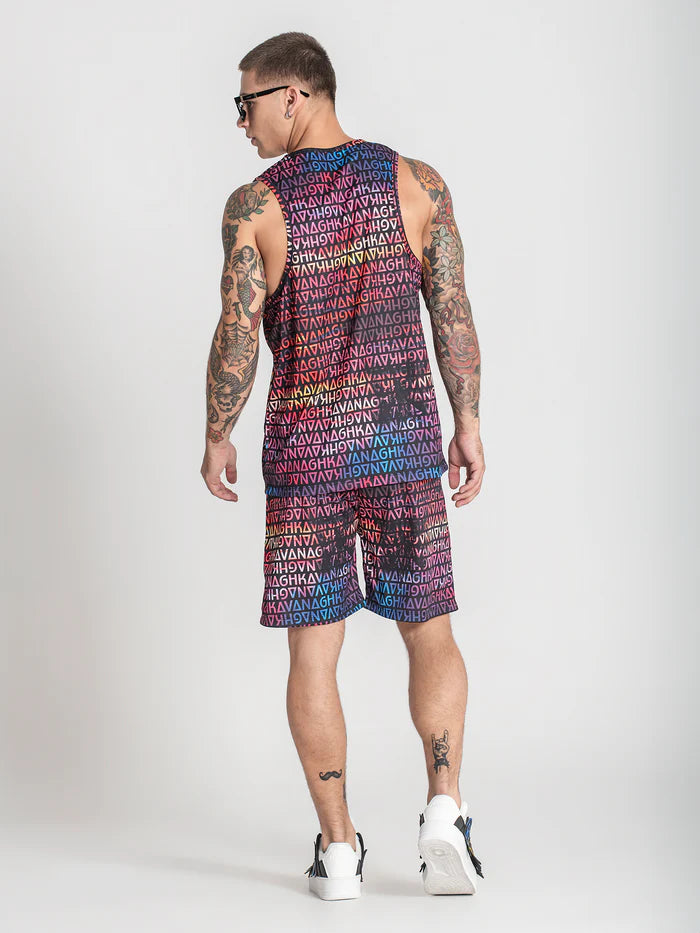 Camiseta de Tirantes Multicolor Sunset