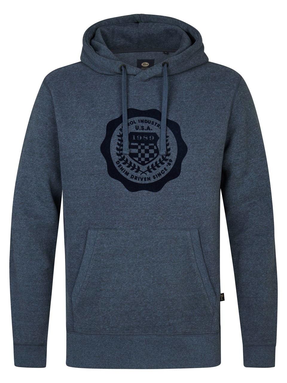 Men Sweater Hooded Azul