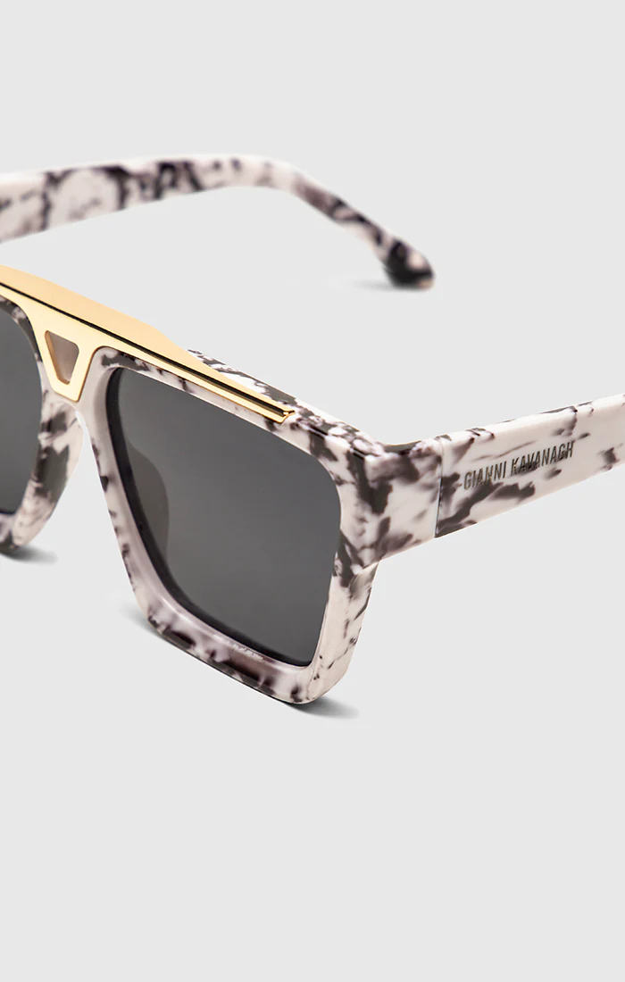 Gafas de Sol Rise Mármol Blanco