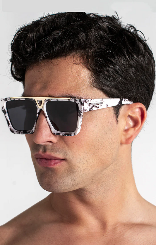 Gafas de Sol Rise Mármol Blanco