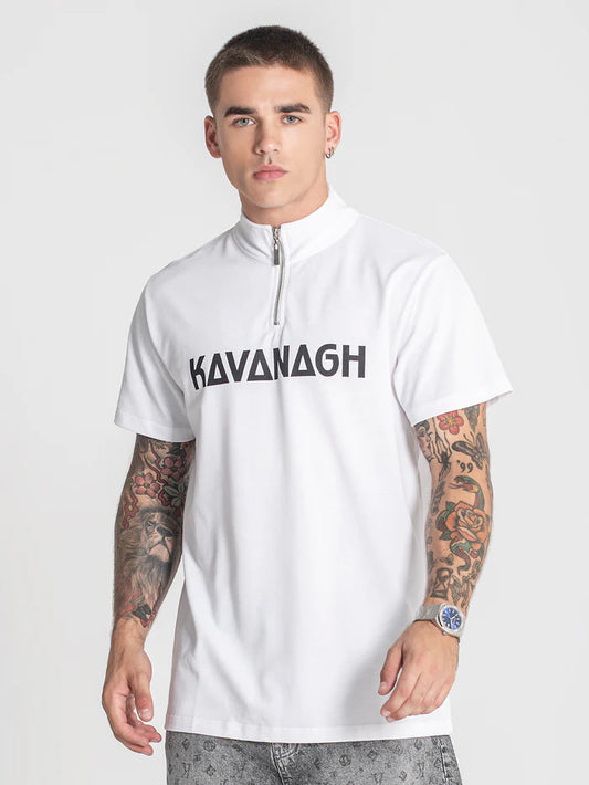 Polo con Cremallera Blanco Futura