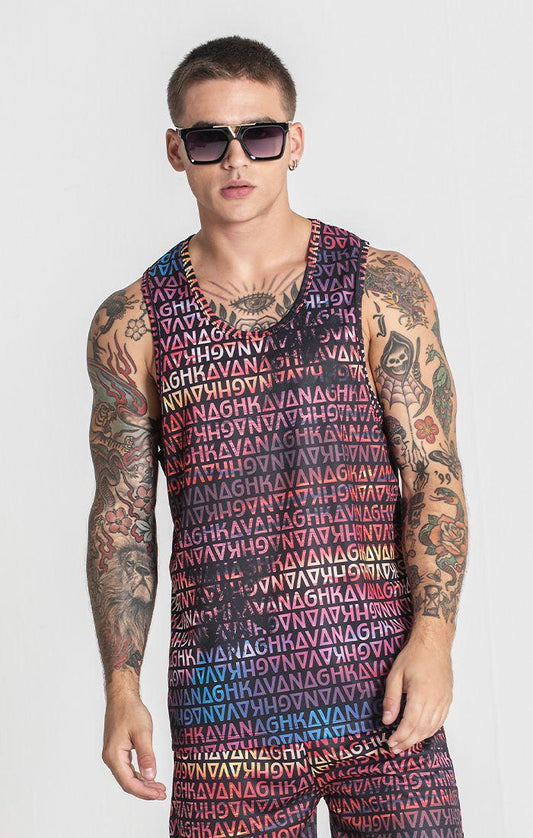 Camiseta de Tirantes Multicolor Sunset
