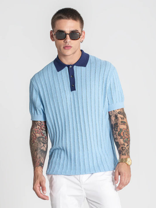 Polo de Punto Azul GK