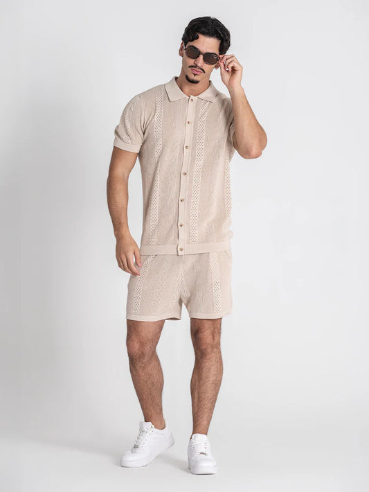Conjunto de Punto Beige Breathe