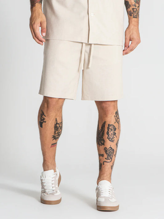 Pantalones Cortos Beige Natura