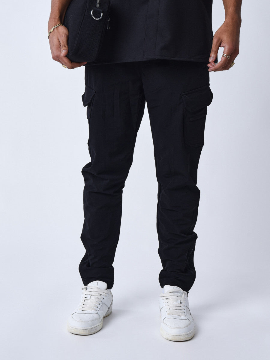Pantalones Cargos Negros