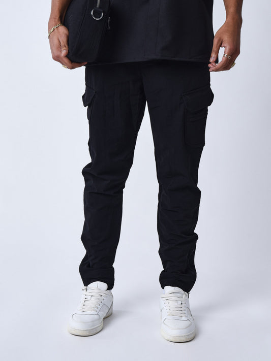Pantalones Cargos Negros