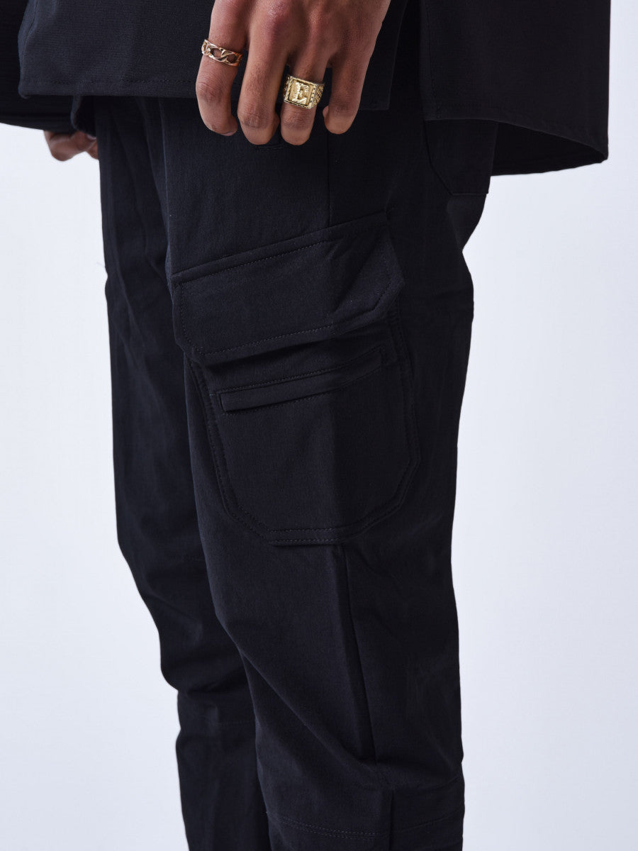 Pantalones Cargos Negros