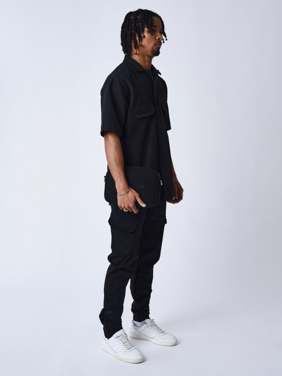 Pantalones Cargos Negros