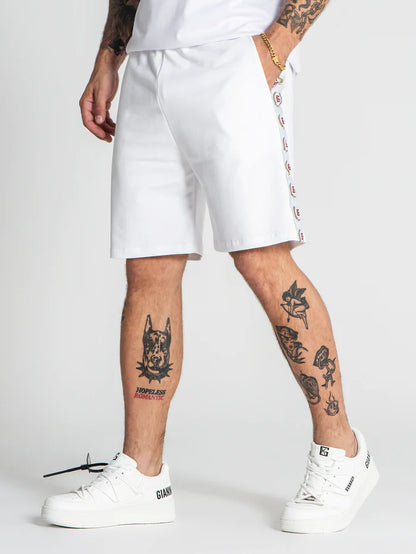 Pantalones Cortos Blancos Retro
