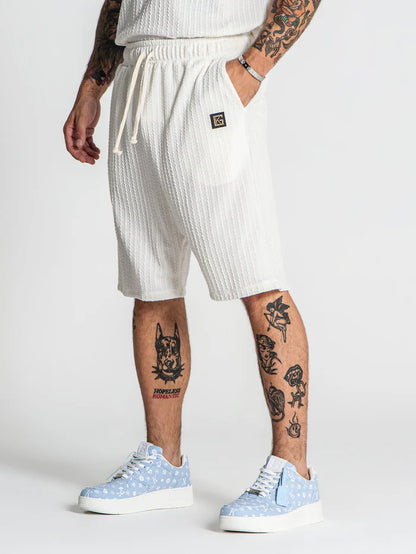 Pantalones Cortos Holgados Waffle