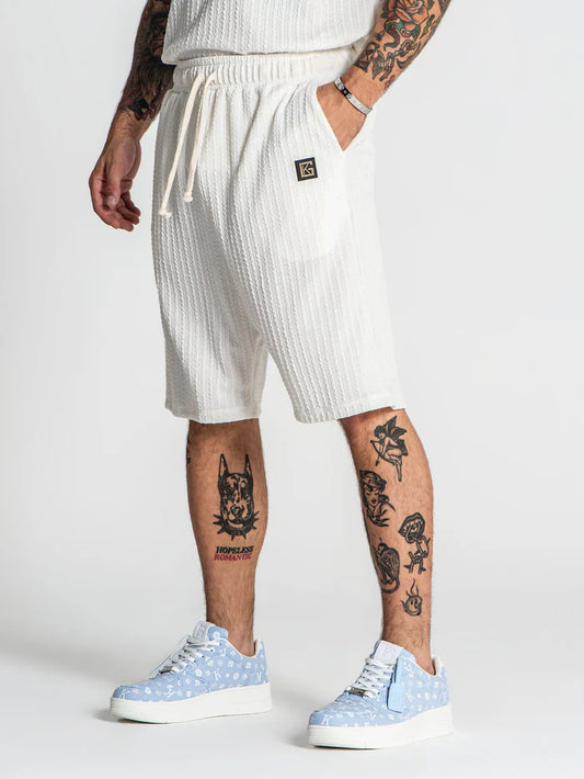 Pantalones Cortos Holgados Waffle