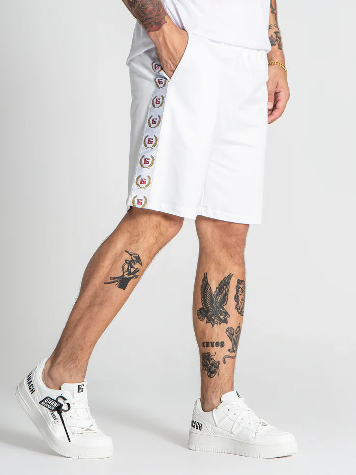 Pantalones Cortos Blancos Retro