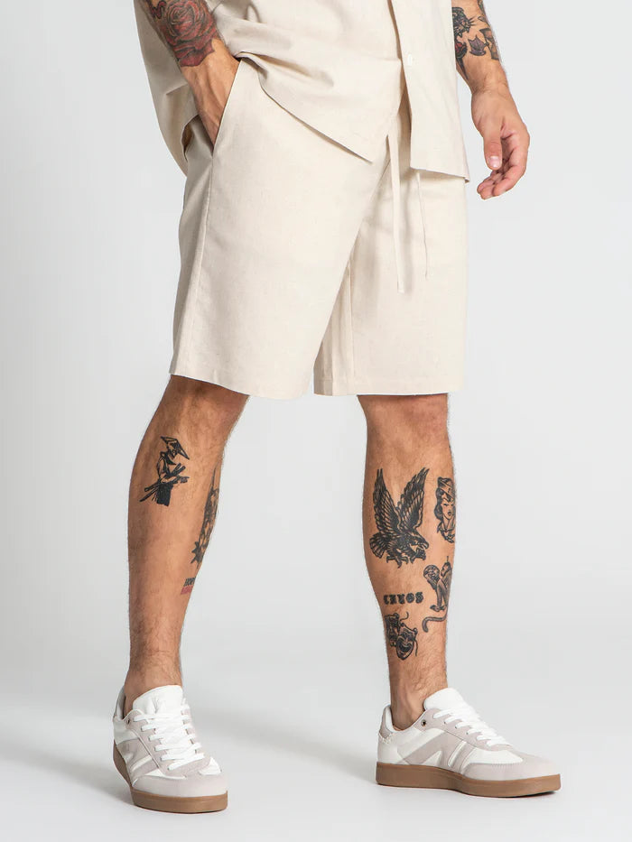 Pantalones Cortos Beige Natura