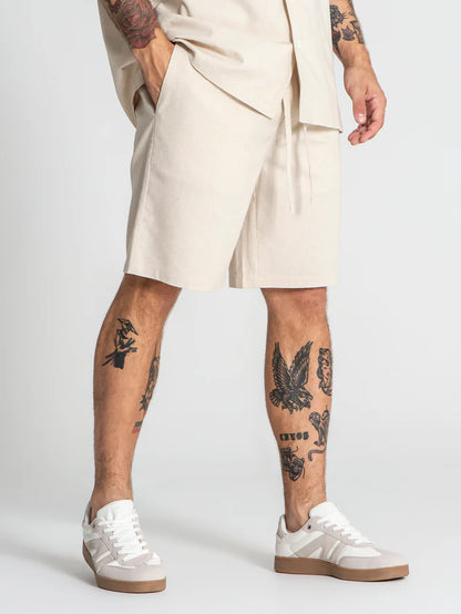 Pantalones Cortos Beige Natura