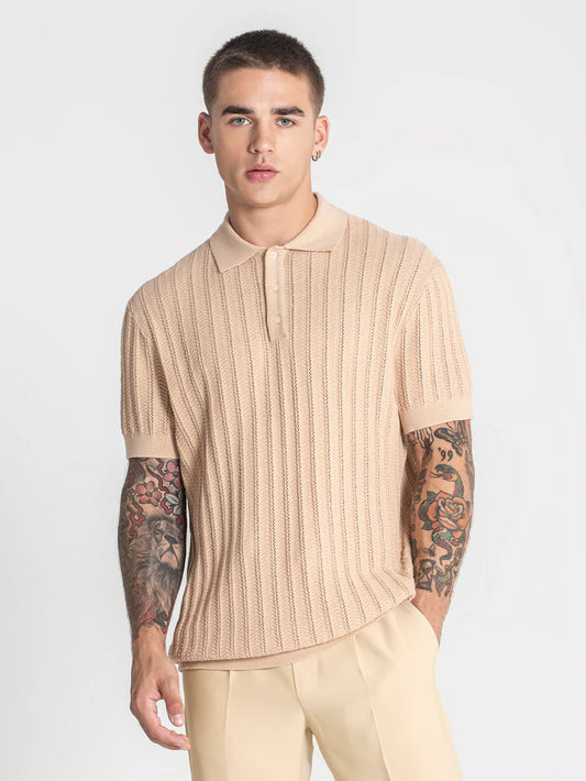 Polo de Punto Beige GK