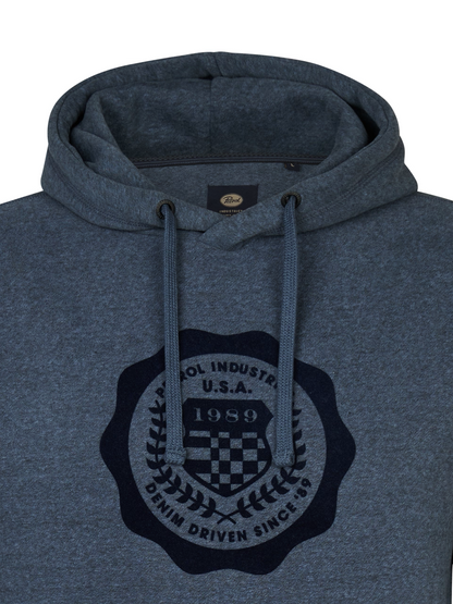 Men Sweater Hooded Azul