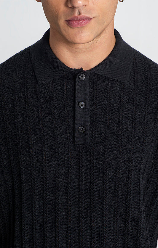 Polo de Punto Negro GK