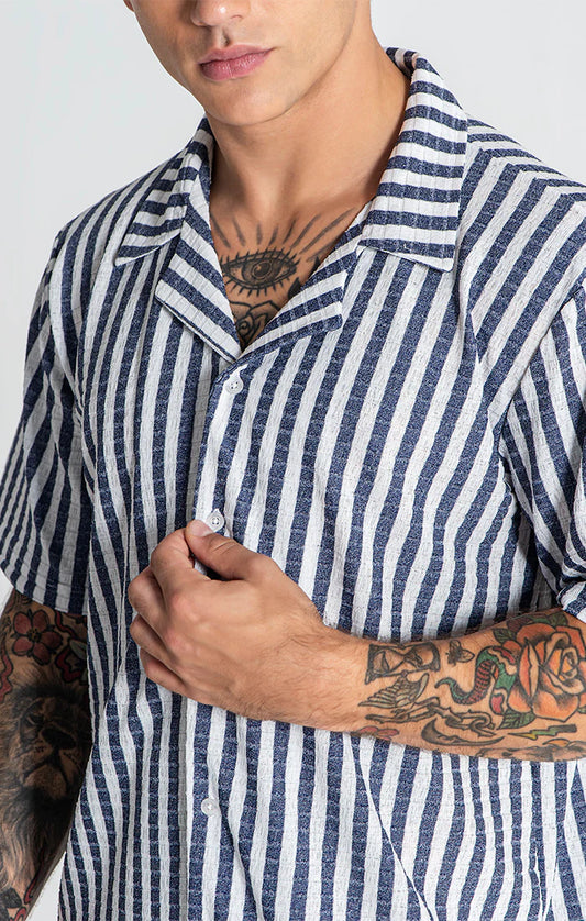 Camisa Azul Nautic
