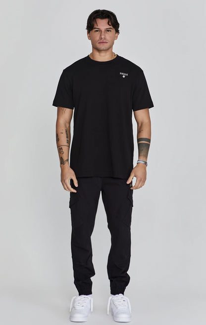 Pantalones tipo cargo negros