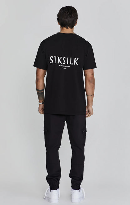 Pantalones tipo cargo negros