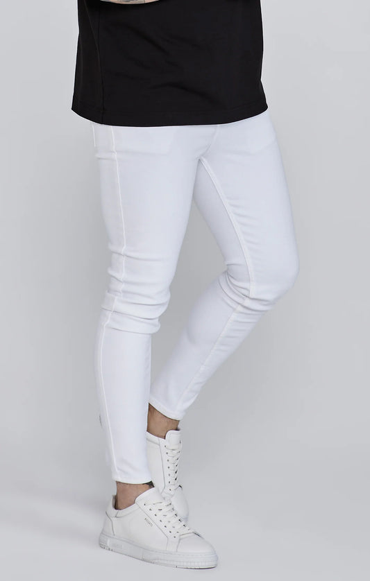 Vaqueros ajustados blancos Siksilk