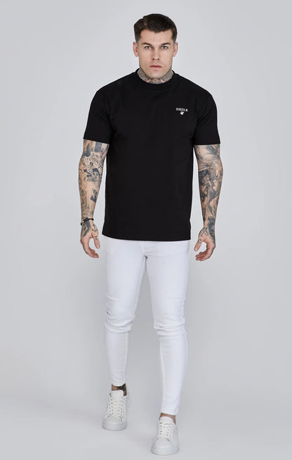 Vaqueros ajustados blancos Siksilk